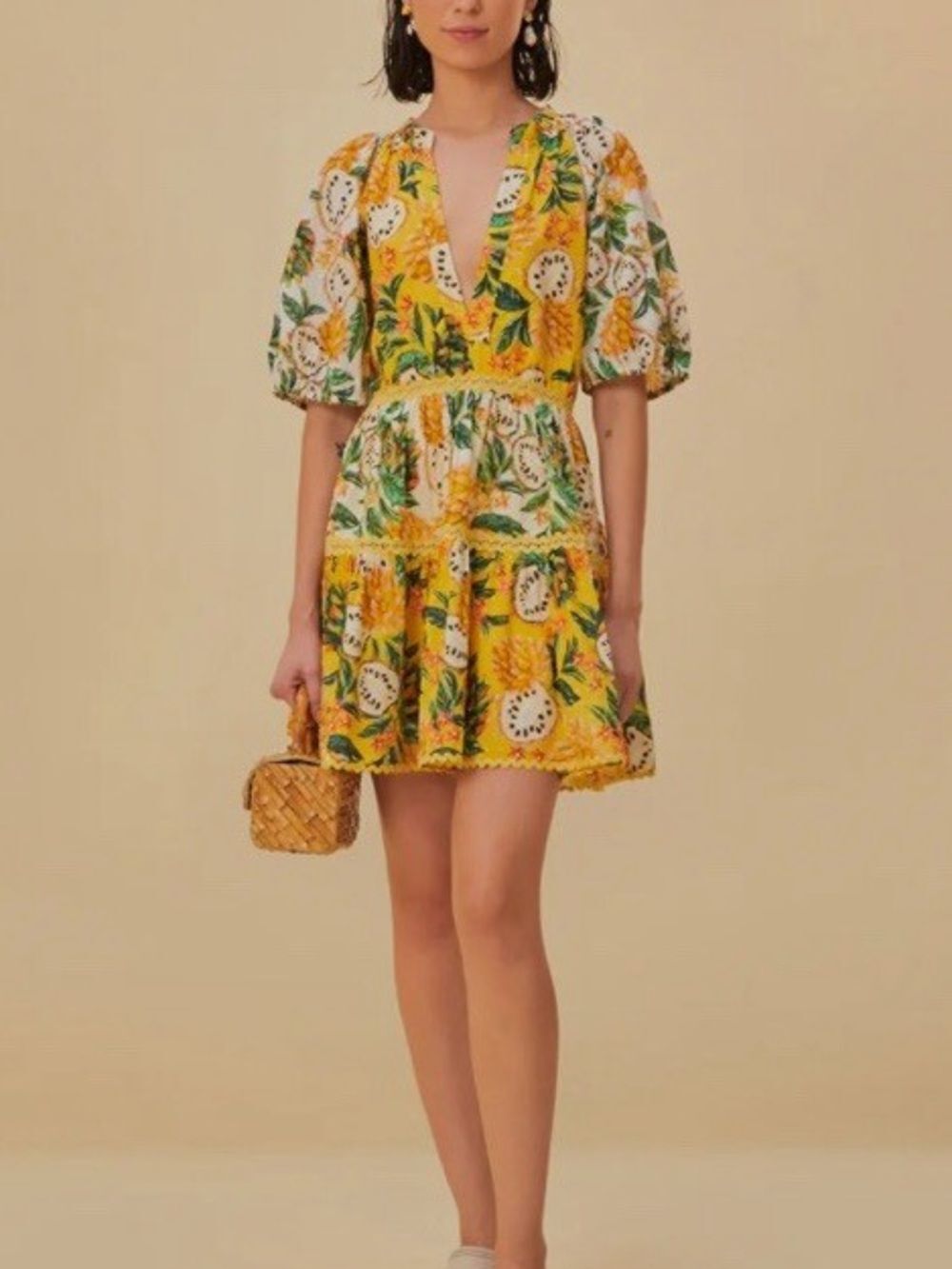 Farm Rio Biriba Mini Dress - Picture 9 of 10